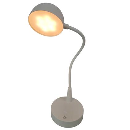 Imagem de Luminaria Abajur de Mesa Touch Led 3 Tons Flexivel USB Bateria Recarregavel Quarto Sala Cabeceira Escritorio Iluminaçao Decoraçao