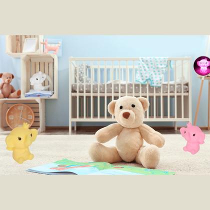 Imagem de Luminária Abajur Elefante Infantil Baby Mesa Decoração