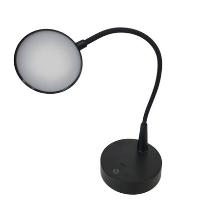 Imagem de Luminaria Abajur LED 3 Tons Touch Flexivel USB Bateria Recarregavel Mesa Sala Quarto Cabeceira Trabalho Home Office Recepçao Escritorio Iluminaçao Dec