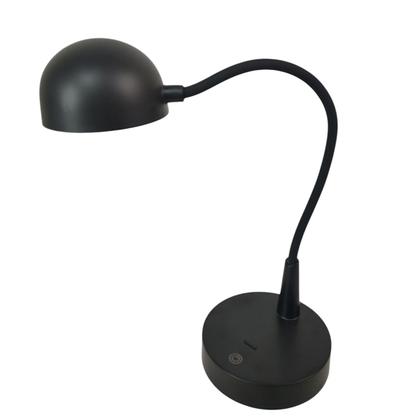 Imagem de Luminaria Abajur LED 3 Tons Touch Flexivel USB Bateria Recarregavel Mesa Sala Quarto Cabeceira Trabalho Home Office Recepçao Escritorio Iluminaçao Dec