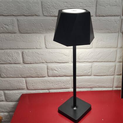 Imagem de Luminaria Abajur Mesa Led 3 Tons USB Bateria Recarregavel Casa Sala Quarto Trabalho Recepçao Escritorio Decorativo Iluminaçao Moderna