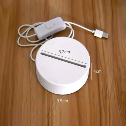 Imagem de Luminária Abajur Nitendo Switch Display Acrílico Led 3d Mesa Quarto Namorado Luz Presente Mãe Pai Filho Avo Namorada