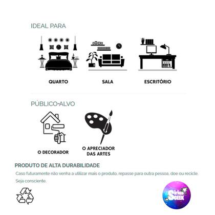 Imagem de Luminária Abajur Noite Estrelada de Van Gogh Arte Decoração