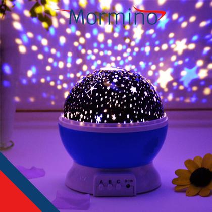 Imagem de Luminária Abajur Projetor Estrelas 360 Colorido Galáxia