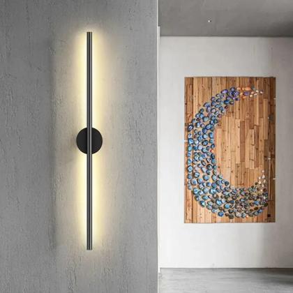 Imagem de Luminária Arandela 60cm Parede 24 Watts Barra LED Tubo 3 Cores Multitemperatura Gimpo KJBD-179