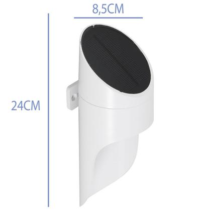 Imagem de Luminária Arandela Solar Led Gaya Sensor Presença Shemesh 1W