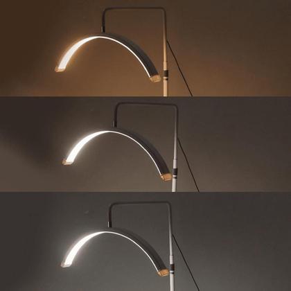 Imagem de Luminária Arco Meia Lua 180 Cm Com Suporte E Controle Remoto