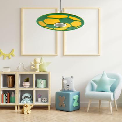Imagem de Luminária bola - copa do Mundo Brasil - Verde e Amarelo Decorativa