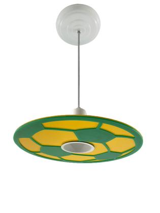 Imagem de Luminária bola - copa do Mundo Brasil - Verde e Amarelo Decorativa