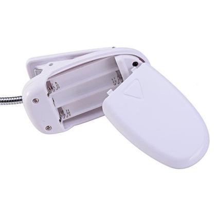 Imagem de Luminária c/haste flexível P/estante De Partitura c/28 Leds,presilha