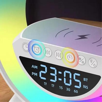 Imagem de Luminária Caixa De Som E Carregador G Speaker Smart Station