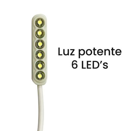 Imagem de Luminária Com 6 Luzes de Leds Bivolt Com Imã Para Máquina De Costura