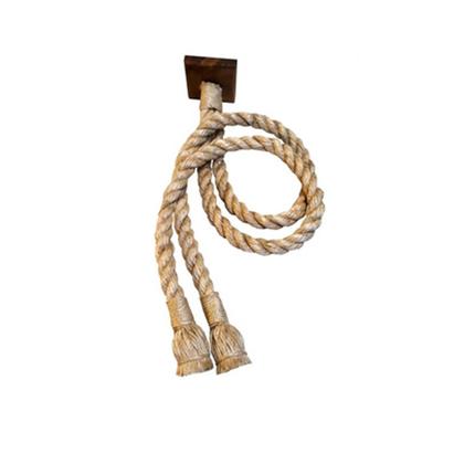 Imagem de Luminária Corda Dupla 1.60 Metros Pendente De Corda Rústico