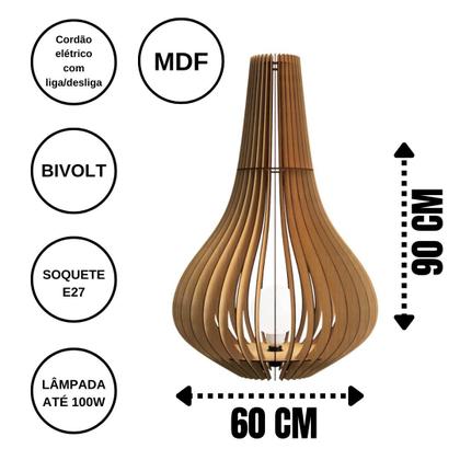 Imagem de Luminária de Chão BELADONA MDF Luminária