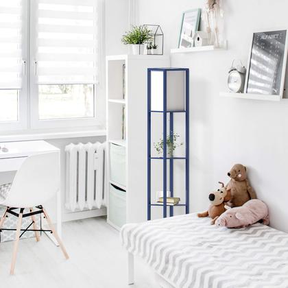 Imagem de Luminária de chão Simple Designs LF1014-NAV-LB Etagere Organizer