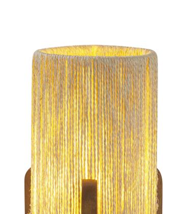 Imagem de Luminária de Chão Torre em Corda Sisal Rústico Milão