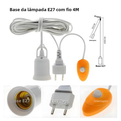 Imagem de Luminária de Crescimento LED 18W E27 - Espectro Completo para Plantas e Flores