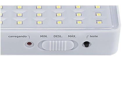 Imagem de Luminária de Emergência 30 LEDs 100 Lumens - Intelbras LEA 30