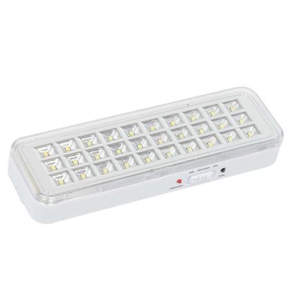 Imagem de Luminária de Emergência com 30 Leds recarregavel lampada bateria Bivolt