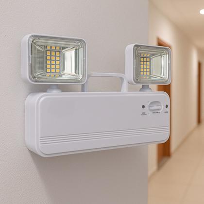 Imagem de Luminária de Emergência Luz Led 7500k Ajustável 360