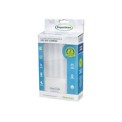 Imagem de Luminária De Emergencia Segurimax Led 300 Lúmens
