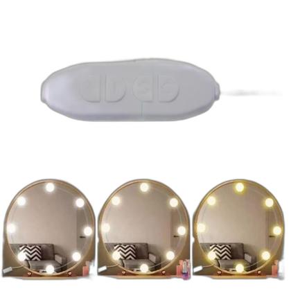 Imagem de Luminária De Espelho Camarim 3 Tom De Luz 10 Lâmpadas De Led