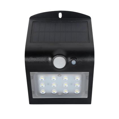 Imagem de Luminária De Led Solar Modelo Arandela Cor: Preta