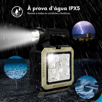 Imagem de Luminária De Mão Com Ferramentas E Luz Super Potente