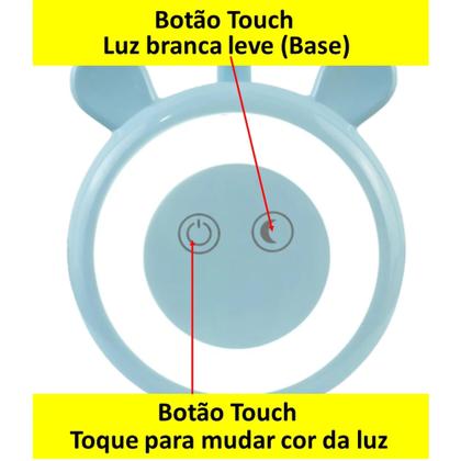 Imagem de Luminária De Mesa Abajur Led Branco Frio,quente,neutro TB1665RO
