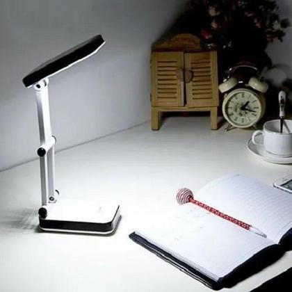 Imagem de Luminária De Mesa Articulada 24 Leds Recarregável Abajur DPLED-5S LED-666