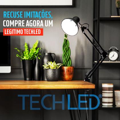 Imagem de Luminária de Mesa Articulada Pixar p/ Escritório Sala Quarto Garra e Base Techled