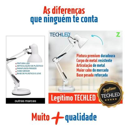 Imagem de Luminária De Mesa Bancada Ideal Para Manicure Profissional