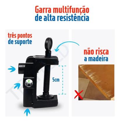 Imagem de Luminária De Mesa Bancada Ideal Para Manicure Profissional