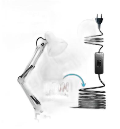 Imagem de Luminária De Mesa Bancada Ideal Para Manicure Profissional