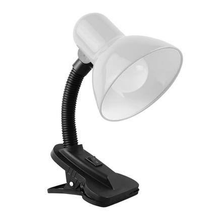 Imagem de Luminária De Mesa Com Garra Presilha Bivolt Leitura Estante Quarto Maquiagem Manicure