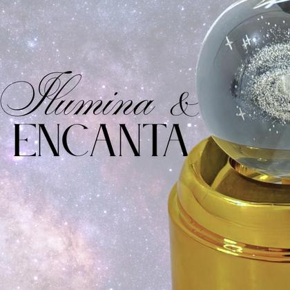 Imagem de Luminária de Mesa com rotação infinita em Esfera de Cristal 3d Decorativa Abajur Presente