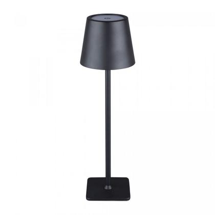 Imagem de Luminária de Mesa LED com 3 Tons Recarregável USB Preta