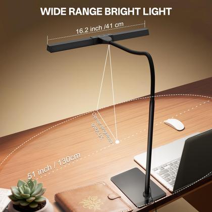 Imagem de Luminária de Mesa LED Kary 12W 41cm Pescoço Flexível Ajustável USB