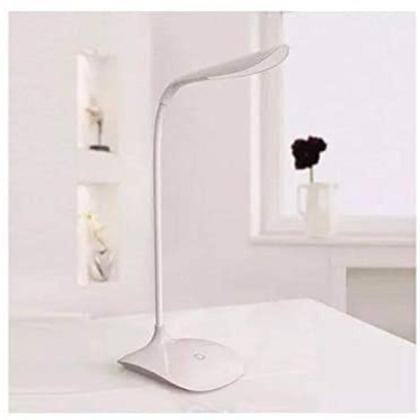 Imagem de Luminaria de mesa recarregavel bancada com 21 abajur leds articulada sem fio 3 níveis para estudos