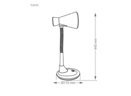 Imagem de Luminária de Mesa Taschibra TLM03 E27 Bivolt