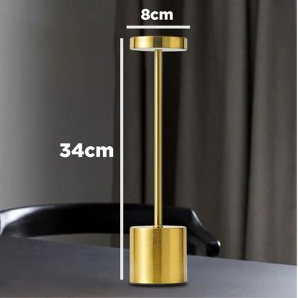 Imagem de Luminária de Mesa Touch Inteligente Premium Recarregável 