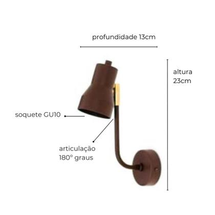 Imagem de Luminária de Parede Arandela Carolee