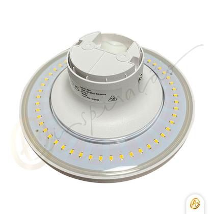 Imagem de Luminária De Parede Arandela Eclipse Led 3000k Luz Indireta 12w IP65 Para Área Externa