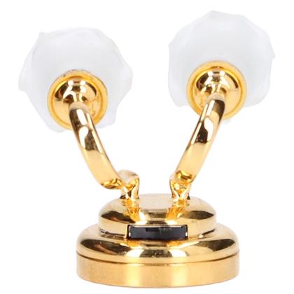 Imagem de Luminária de parede em miniatura Doll House Aatraay 1:12 com botão de interruptor