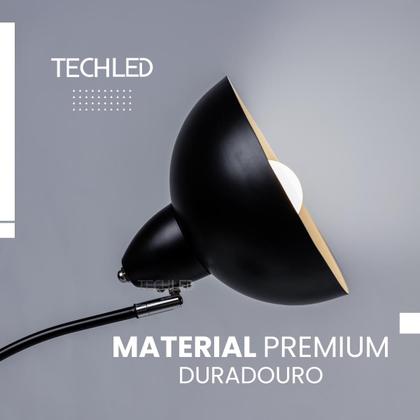 Imagem de Luminaria de piso curva Abajur de chão Pedestal Coluna Luminaria chão Techled