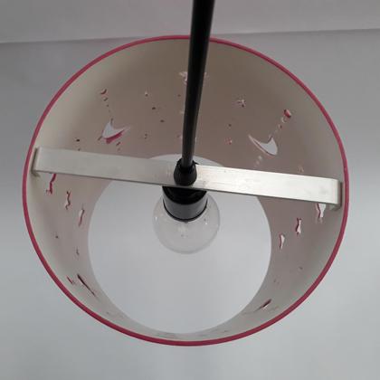 Imagem de Luminária De Teto Infantil Lua E Estrelas Para Quarto (Rosa)