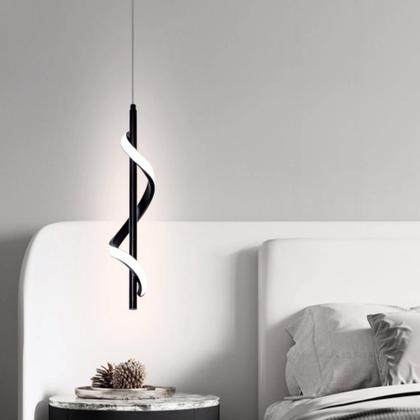 Imagem de Luminária De Teto Para Quarto Pendente Led Moderna Lustre para Cabeceira, Corredor