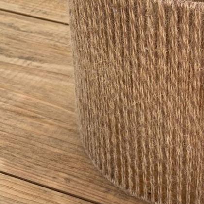 Imagem de Luminária de Teto Pendente Lustre Estilo Rustico De juta