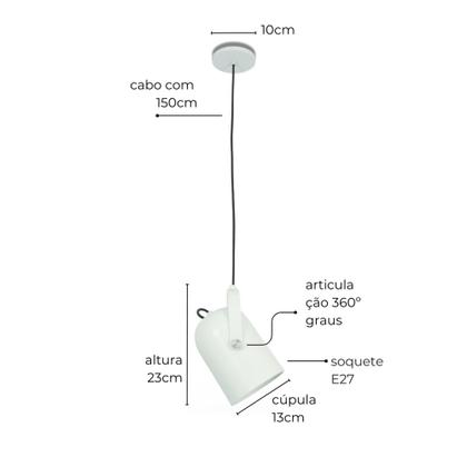 Imagem de Luminária de Teto Pendente Nelle