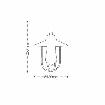 Imagem de Luminária de Teto Pendente Taschibra Lamp 1x E27